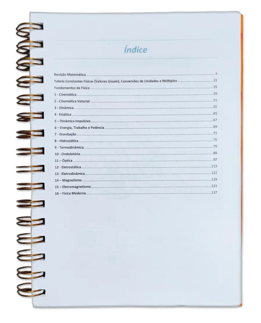 Sumário do livro Física Express